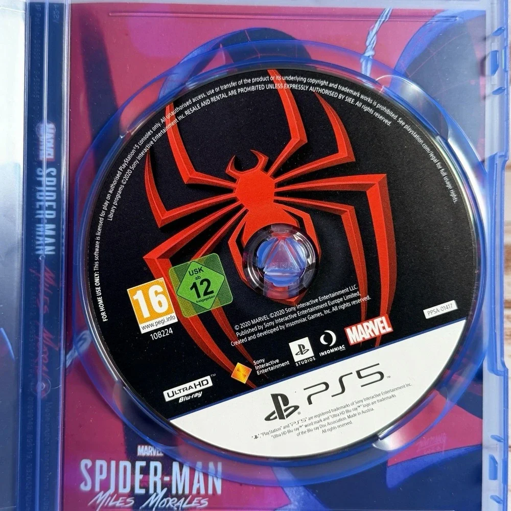 Marvel's Spider-Man Miles Morales PS5 EU Import Game Disc Only Resurfaced